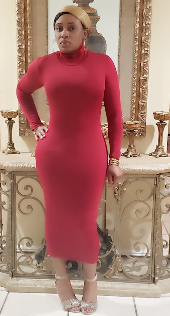 Allison Turtle Neck Dress