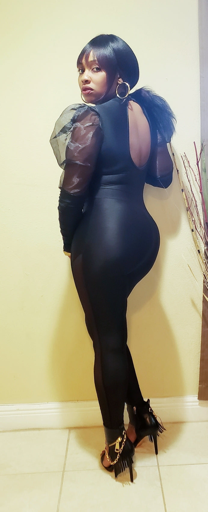 Melanie Sheer Jumpsuit