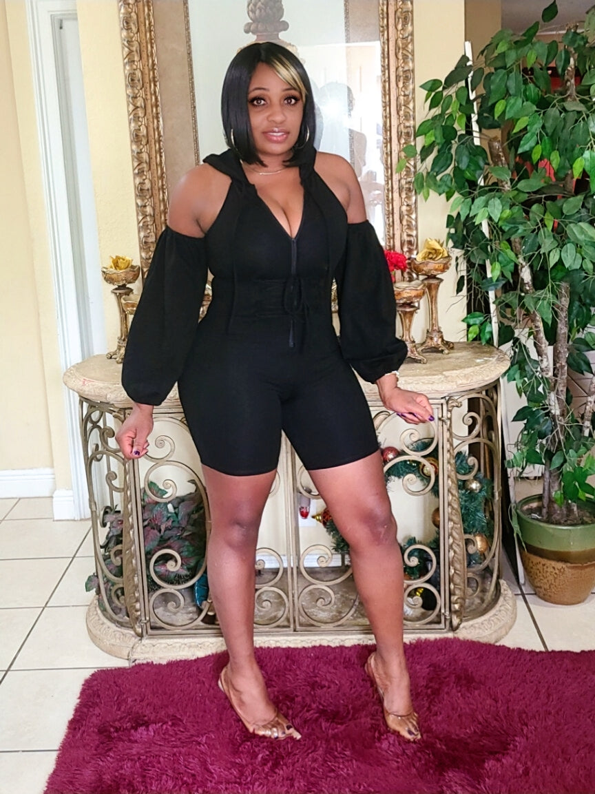 Robin Hoodie Romper