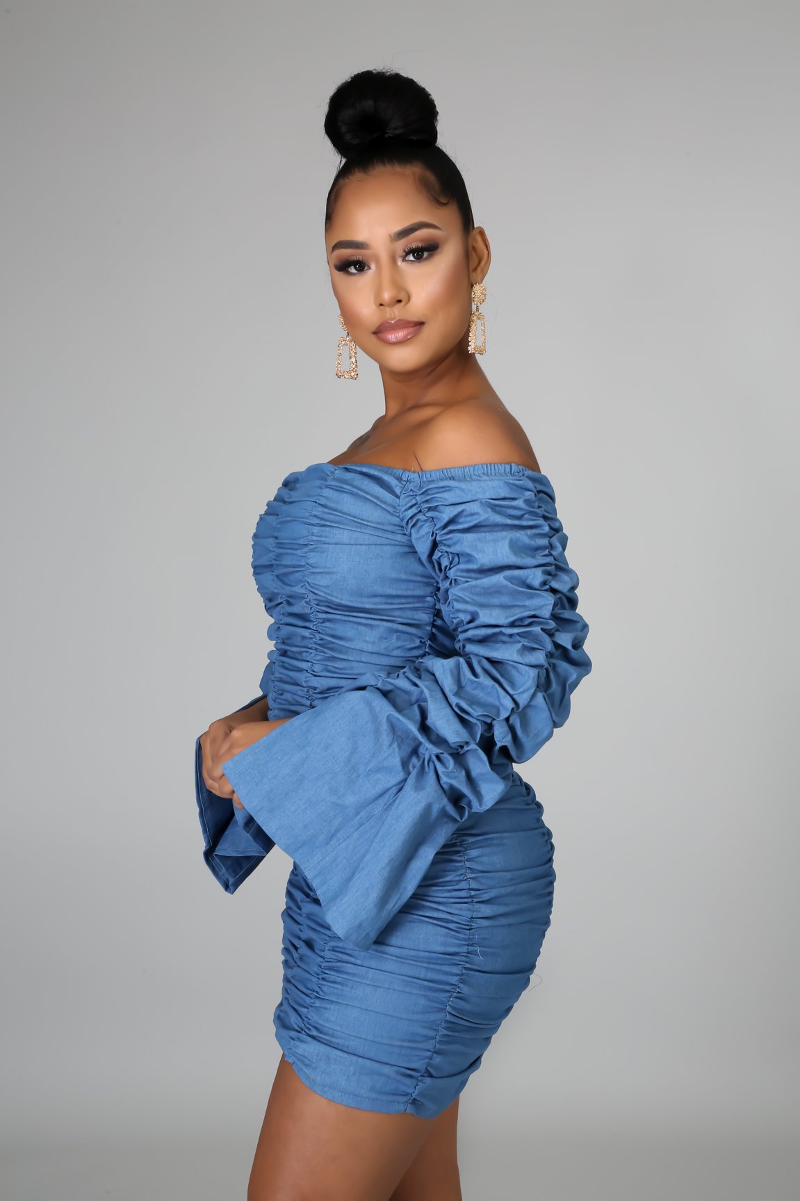 Night Out Denim Dress