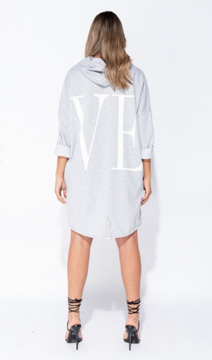 Love Hoodie Dress