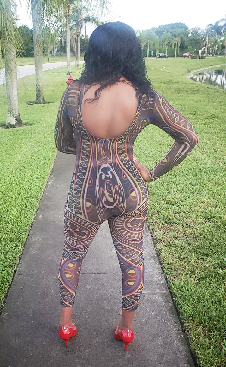 Tatted Up Girl Jumpsuit