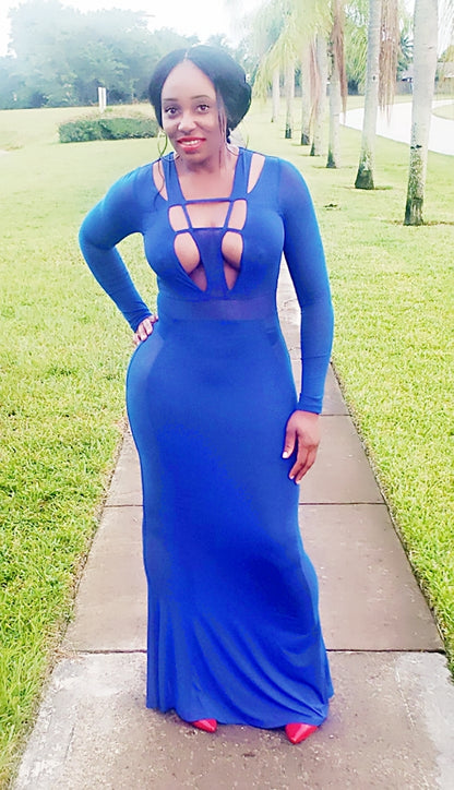 Viola Sheer Mesh Maxi Dress Dellaskloset Viola Sheer Mesh Maxi Dress Dellaskloset