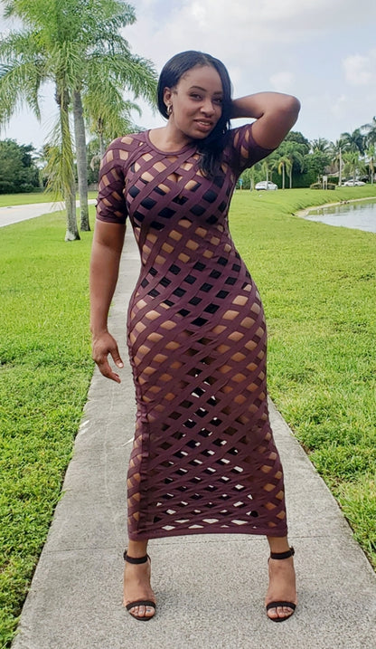 Sabrina Caged Maxi Dress