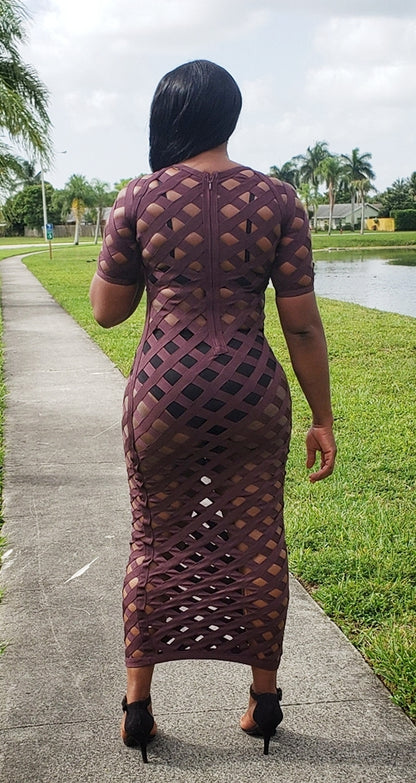 Sabrina Caged Maxi Dress