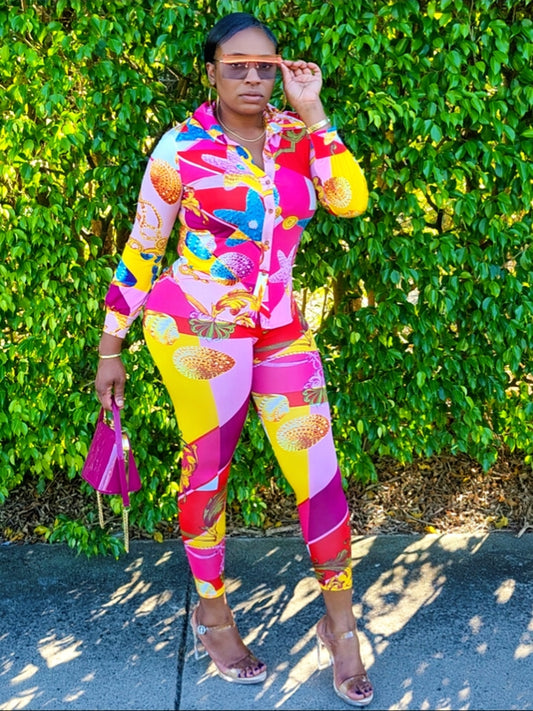 Coral Reef 2 piece Set
