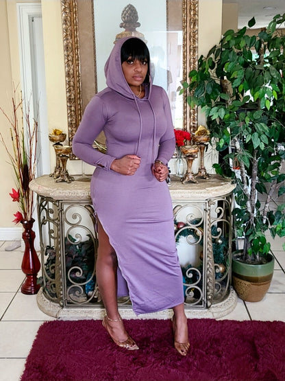Terry Hooded Dress