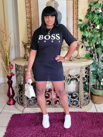 Boss Lady Shirt Dress