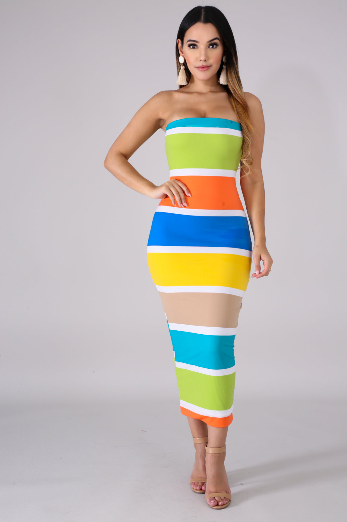 Sunny Day Color Block dress