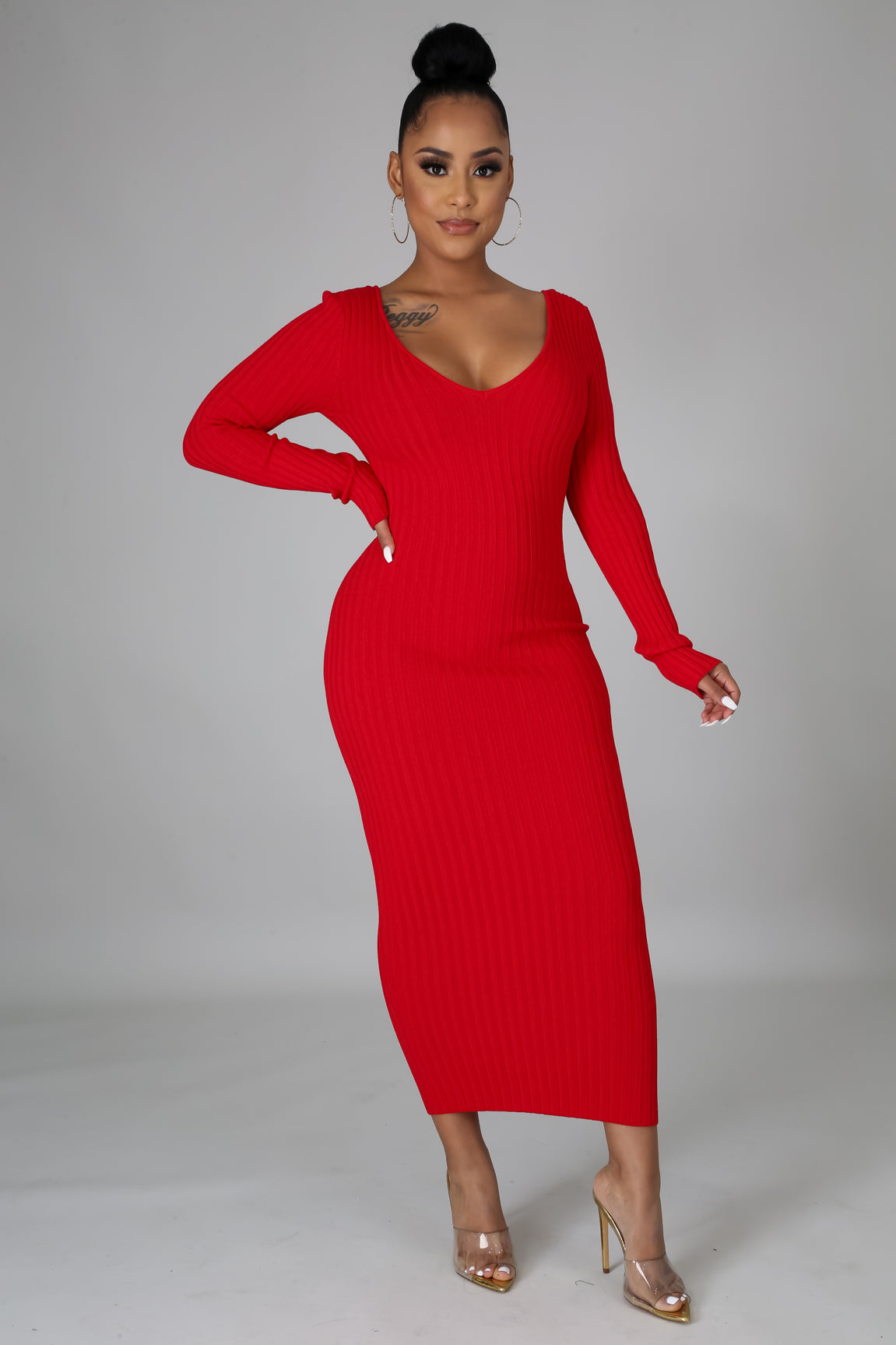 Sasha Rib Knit Dress