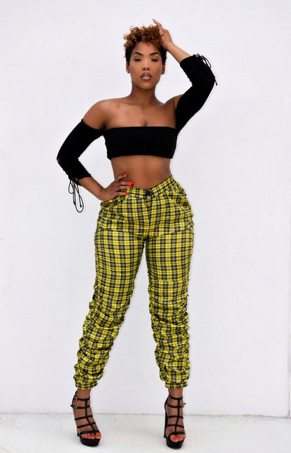 Candy Ruched Jogger Pants