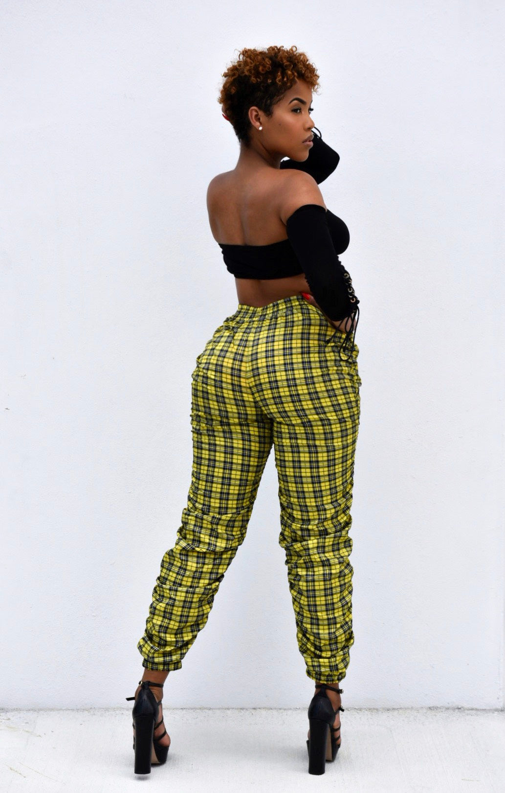 Candy Ruched Jogger Pants
